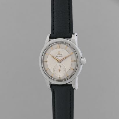 OMEGA

Seamaster.

About:1960.

Steel bracelet...