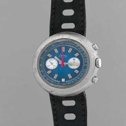 EDMA

Chronograph.

Circa: 1975.

Men's chrome...