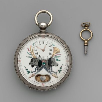 PENDULUM GOUSSET WATCH

Circa: 1900.

Silver...