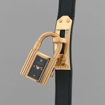 HERMES 

Kelly.

Circa: 2000.

Gold-plated...
