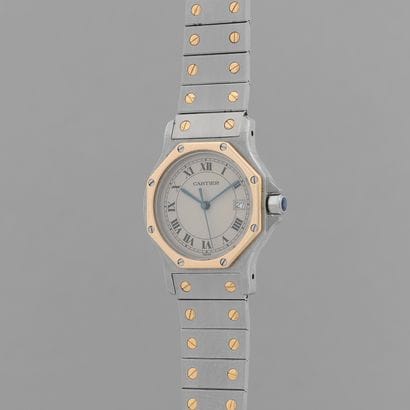 CARTIER

Santos octagonal.

Ref : 10897.

Circa:...