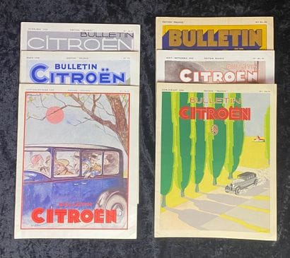 Bulletin Citroen
Janvier à Septembre 1930....