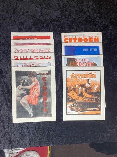Bulletin Citroen
Janvier à Décembre 1929....
