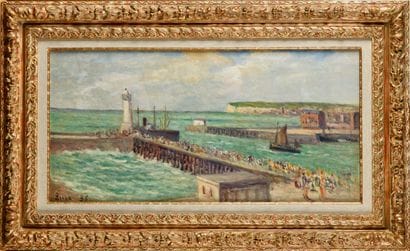 MAXIMILIEN LUCE (1858-1941)

La jetée, Honfleur,...