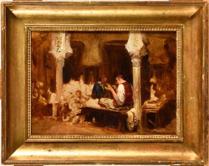 FELIX ZIEM (1821-1911)

Intérieur arabe,...
