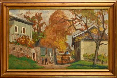 JULES-LÉON FLANDRIN (FRA/ 1871-1947)

Ruelle...