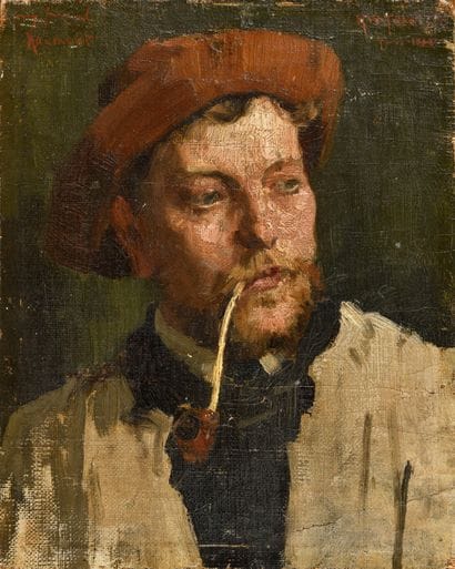 HENRY SCOTT TUKE (GBR/ 1858-1929)

Autoportrait...