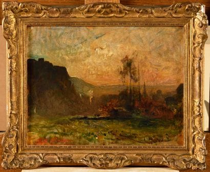FRANÇOIS-AUGUSTE RAVIER (FRA/ 1814-1895)

Paysage...