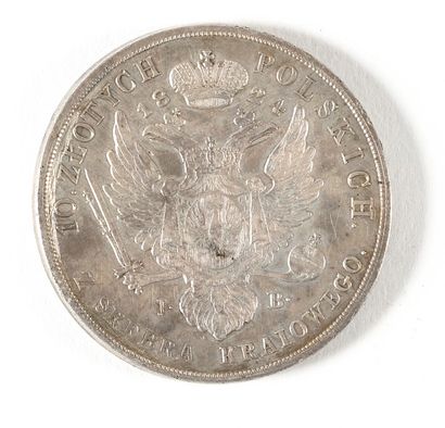 10 zloty 1824. 

Argent, 31,96 g. Pour la...