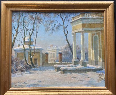 VASILIEFF I. (XXe)

Paysage d’hiver, Saint-Pétersbourg

Huile...