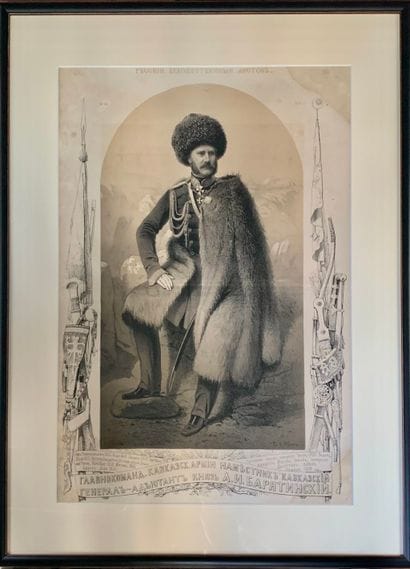 Comte Baryatinsky, le dirigeant du Caucase....