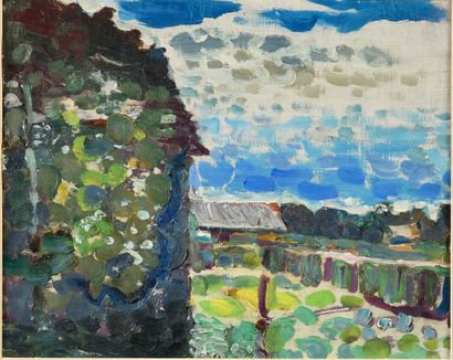 ECOLE RUSSE, début XXe siècle

Paysage

Huile...