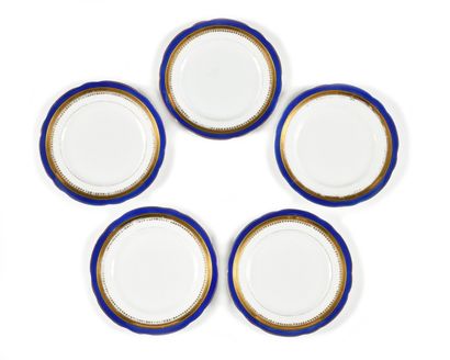 CINQ PETITES ASSIETTES

Manufacture Gardner,...