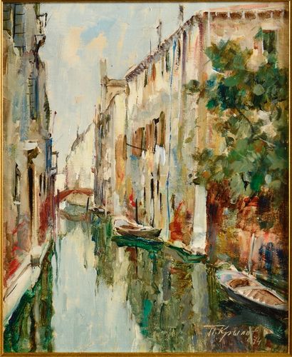 KRILOFF Porfirij (1902-1990)

Vue de Vénise

Huile...