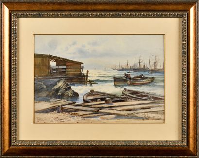 PROKOFIEFF Nicolas (1866-1913)

Vue de Gênes

Aquarelle...