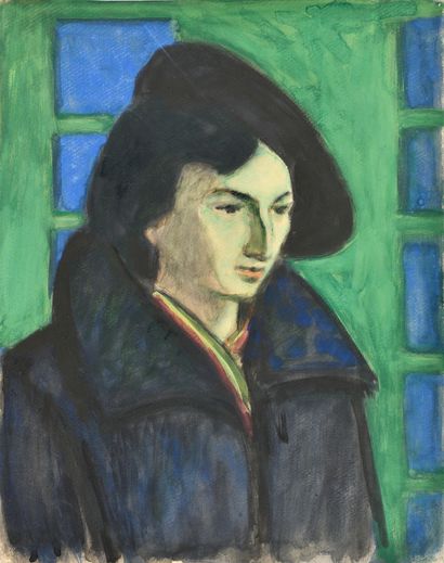 AXELROD Meer (1902-1970)

Aquarelle de double...