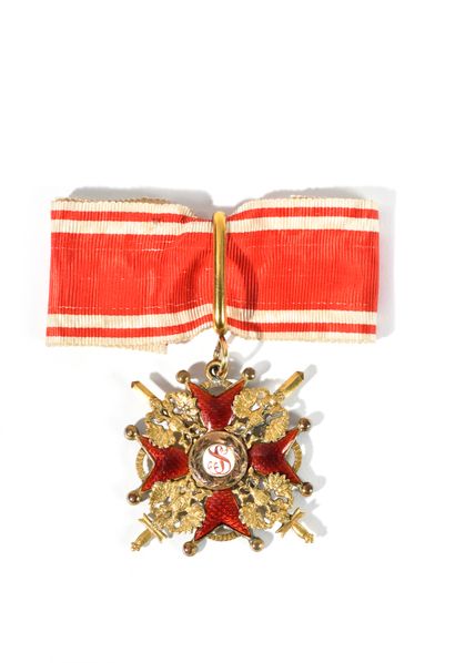 CROIX de l’ordre de Saint Stanislas de 3e...