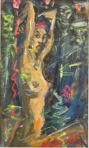 CHEPIK Sergei (1953-2011)

Nue noire, 2010

Aquarelle...