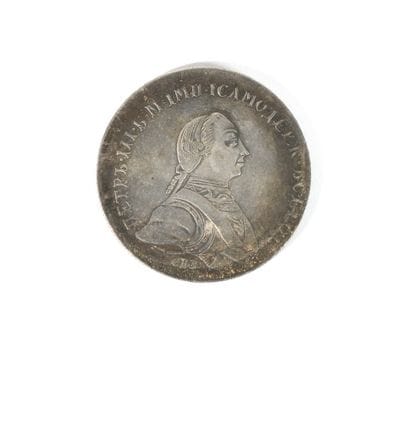 Rouble 1762, Pierre III, Saint-Pétersbourg,...