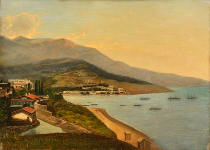 ECOLE RUSSE, début XXe siècle

Vue de Yalta

Huile...
