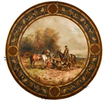 SHOULTZ Karl (1823-1876), attribué à

Scène...