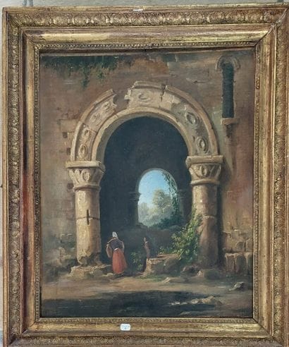 SCHOOL OF THE XIXTH CENTURY

Woman with a...