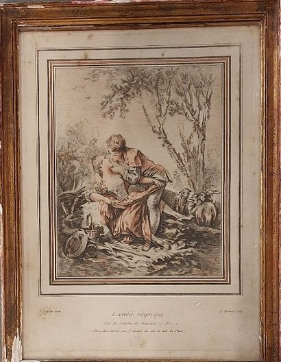 FOUR LITHOGRAPHS in colors from the magazine...