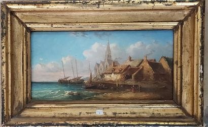 FRENCH SCHOOL OF THE XIXTH CENTURY

The fishermen's...