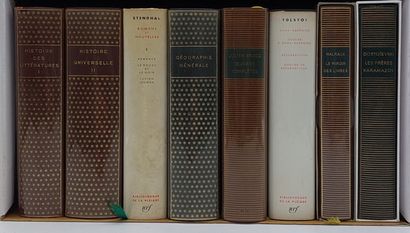 LOT DE HUIT PLEIADES :

- Histoire des littératures...