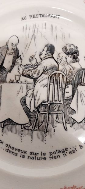 SARREGUEMINES

15 assiettes en faience sur...
