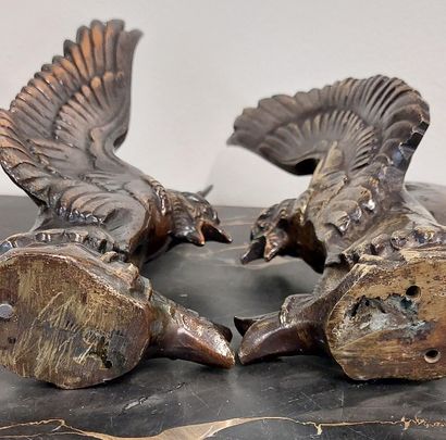 PAIRE D'AIGLES en bronze

Elements de portail...