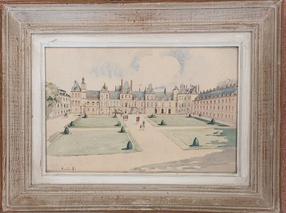 AQUARELLE

Château de Fontainebleau

Signée...