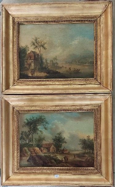 SCHOOL OF THE XIXEME SIECLE

Animated landscape

Pair...