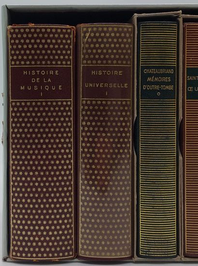 LOT DE HUIT PLEIADE :

- Histoire de la musique...