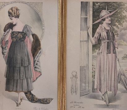 FOUR LITHOGRAPHS in colors from the magazine...