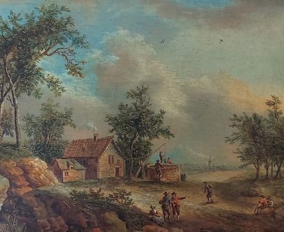 SCHOOL OF THE XIXEME SIECLE

Animated landscape

Pair...