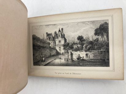 CARNET SOUVENIR DE FONTAINEBLEAU en bois...