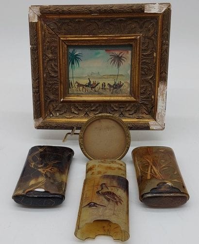 LOT including : 

- 3 cigar cases in the...