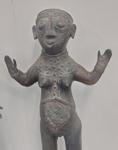 STATUES AFRICAINES

Couple en bronze 

H...
