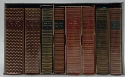LOT DE HUIT PLEIADE :

- Histoire de la musique...