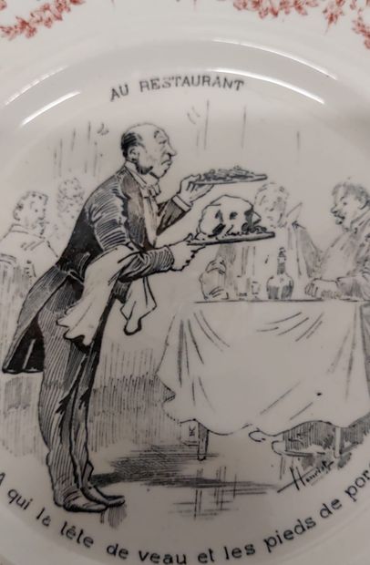 SARREGUEMINES

15 assiettes en faience sur...
