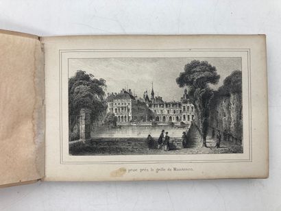 CARNET SOUVENIR DE FONTAINEBLEAU en bois...