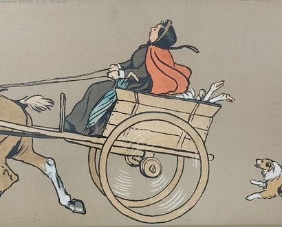 Cecil ALDIN (1870-1935)

La calèche 

lithographie

31...