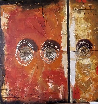 Pair of LARGE ABSTRATED COMPOSITIONS

Mixed...