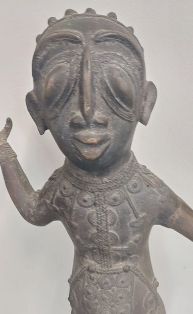 STATUES AFRICAINES

Couple en bronze 

H...