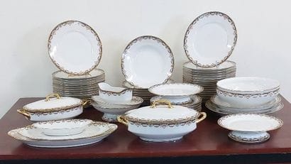 LIMOGES - F.LEGRAND and Cie 

Part of a table...
