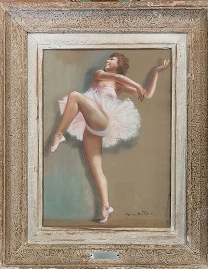 Anne H. BRUN (XXe)

La danseuse

Pastel et...