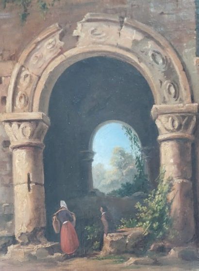 SCHOOL OF THE XIXTH CENTURY

Woman with a...
