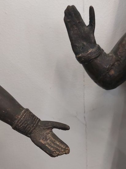 STATUES AFRICAINES

Couple en bronze 

H...