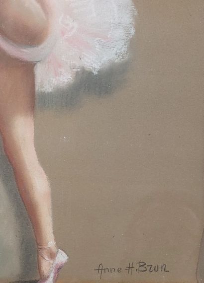 Anne H. BRUN (XXe)

La danseuse

Pastel et...